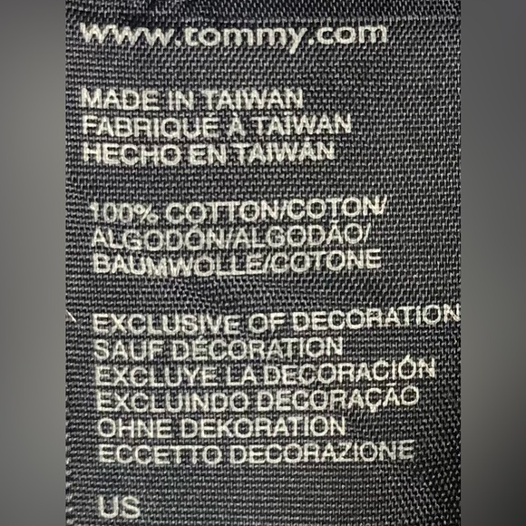 Tommy Hilfiger - Collard Button Down Dress Shirt Navy - Large - Picture 11 of 12